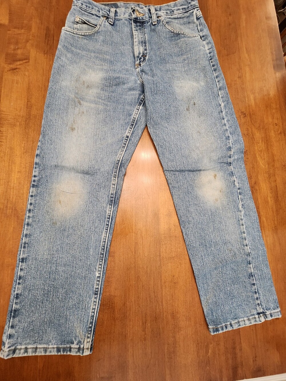 Mens Broken-in Relaxed Fit Wrangler Jeans 100% Cotton - 32x30
